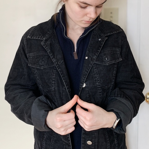 Vintage GAP Black Corduroy Jacket - Picture 3 of 6